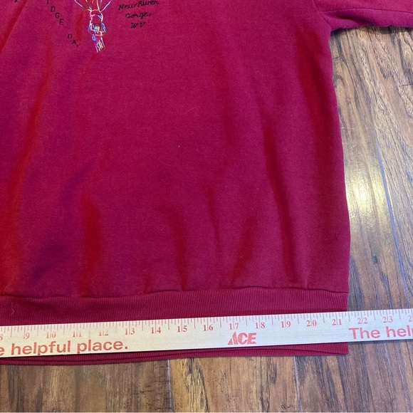 Vintage Jerzees Crew Neck with Embroidered Graphic, 2 XL - Picture 7 of 8